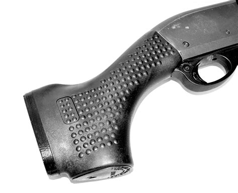 0 (4) OVERMOLDED SHOTGUN FORENDS HOGUE (In Stock) 22. . 12 gauge shotgun foregrip